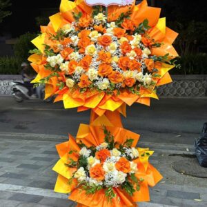Lẵng hoa chúc mừng hội nghị