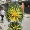 Đặt lẵng hoa viếng 2 tầng