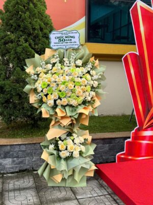 Lẵng hoa chúc mừng hội nghị 