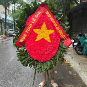 vòng hoa viếng liệt sĩ 27/7